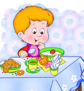 Питание и занятия в детском саду от 1,5-3 лет.
