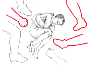 Почему бьют женщину?