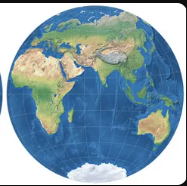 Карта Земля Мир 