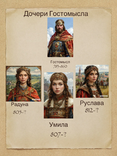 Княгини и княжны Древней Руси.