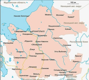 Архангельская область          воинские захоронения  ВОВ