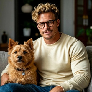 Мужская завивка волос