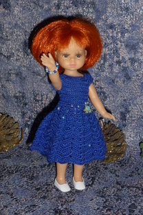 Авторские вязаные наряды\комплекты на кукол Paola Reina mini 21 sm 