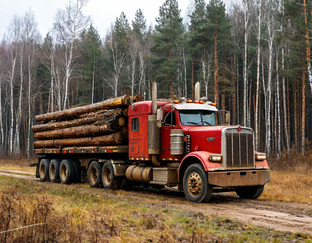 Постройка прицепа лесовоза