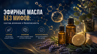 Эфирные масла без мифов: состав, влияние и безопасность