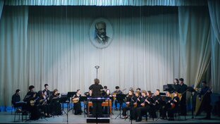 Экзамен по дирижированию 4 курса отделения инструменты народного оркестра