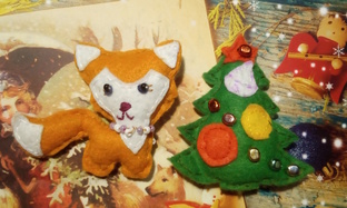 Игрушки из фетра