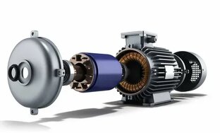 Трёхфазный асинхронный электродвигатель: принцип работы, управление и защита.