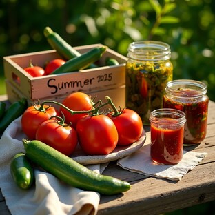 Летние овощные блюда и заготовки