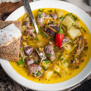 суп с субпродуктами