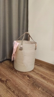 корзина из хлопкового шнура