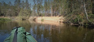 Сплав река Великая май 2022г