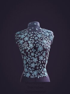 Элементы для топа Аквамарин