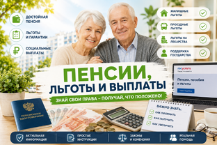 👴 Пенсии, льготы и выплаты