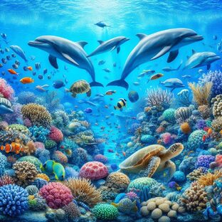 🐬Моря, океаны, их обитатели🐬