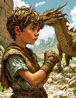 В поисках дракона. Комикс.