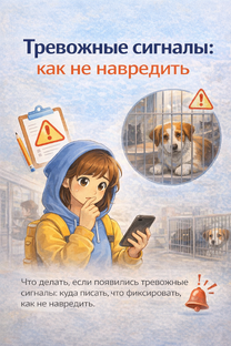 «Тревожные сигналы: как не навредить»