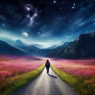 🌌Настроение: выйти из дома и случайно.....
