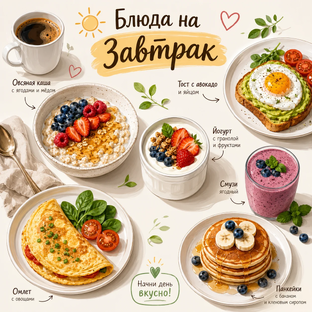Блюда на Завтрак