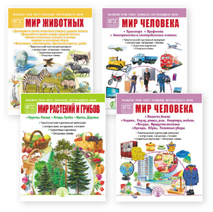 Развитие речи через познание окружающего мира. ТЕМАТИЧЕСКИЙ СЛОВАРЬ В КАРТИНКАХ