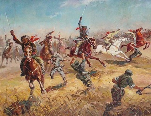 Кавалеристы Второй мировой...