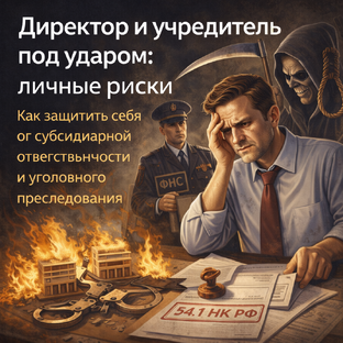 Директор и учредитель под ударом: личные риски