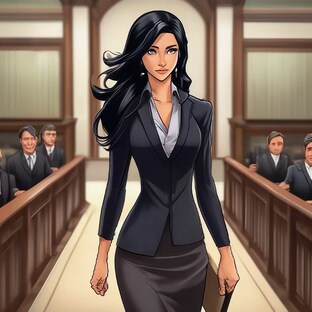 18+ Горячий адвокат и невинная девочка.