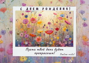 Открытки в стиле различных художников