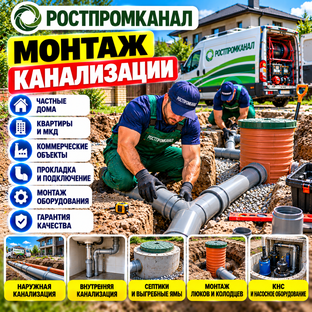 Монтаж канализации