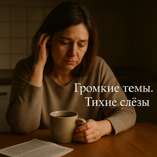 Громкие темы. Тихие слёзы.