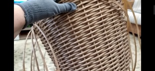 Плетение из полиротанга 