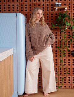 Свитер спицами