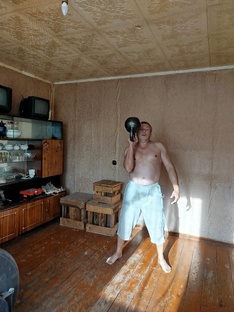 жим гири на попа