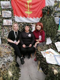 В Краснодаре, на выставке  добровольцев Кубани.