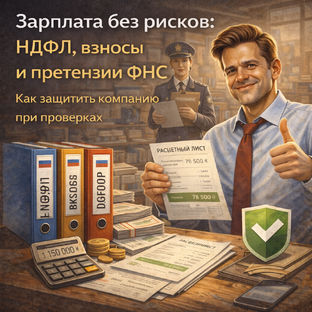 Зарплата без рисков: НДФЛ, взносы и претензии ФНС