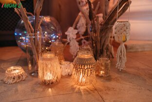 мастер класс макраме подсвечник