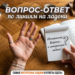 Вопрос- ответ по линиям на ладони
