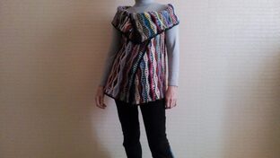 Вяжем из остатков пряжи. 🧶 🌈