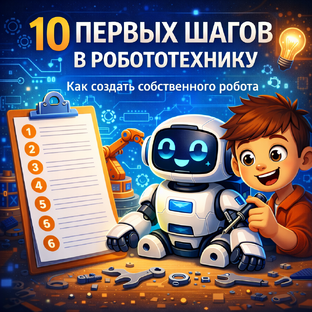 Десять первых шагов в робототехнику
