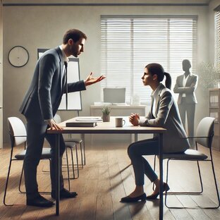 Конфликты на работе/с малознакомыми взрослыми