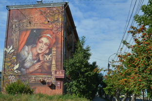 Памятники, мозаики, граффити и муралы Новосибирска