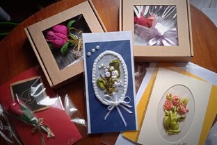 Открытки ручной работы. 