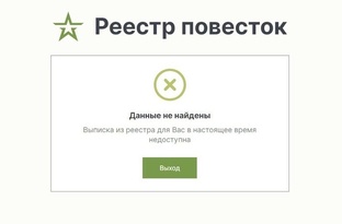 Реестр воинского учета