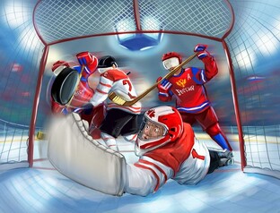 Здесь про  хоккей