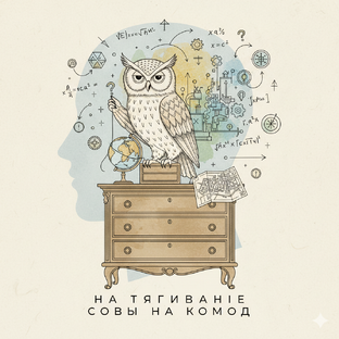 Натягивание совы на комод