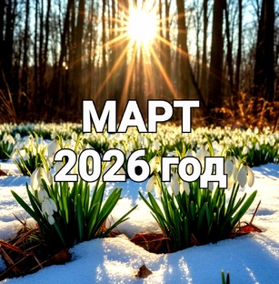 МАРТ 2026 год