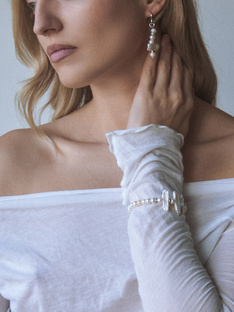 Комплект из барочного жемчуга.