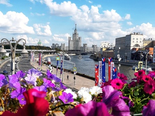 Праздники в Москве (разные годы)