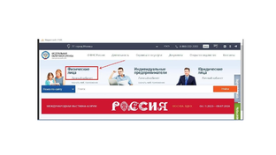 Личный кабинет на сайте ФНС