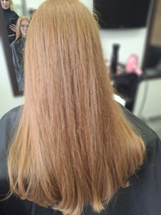 окрашивание волос, стрижка 